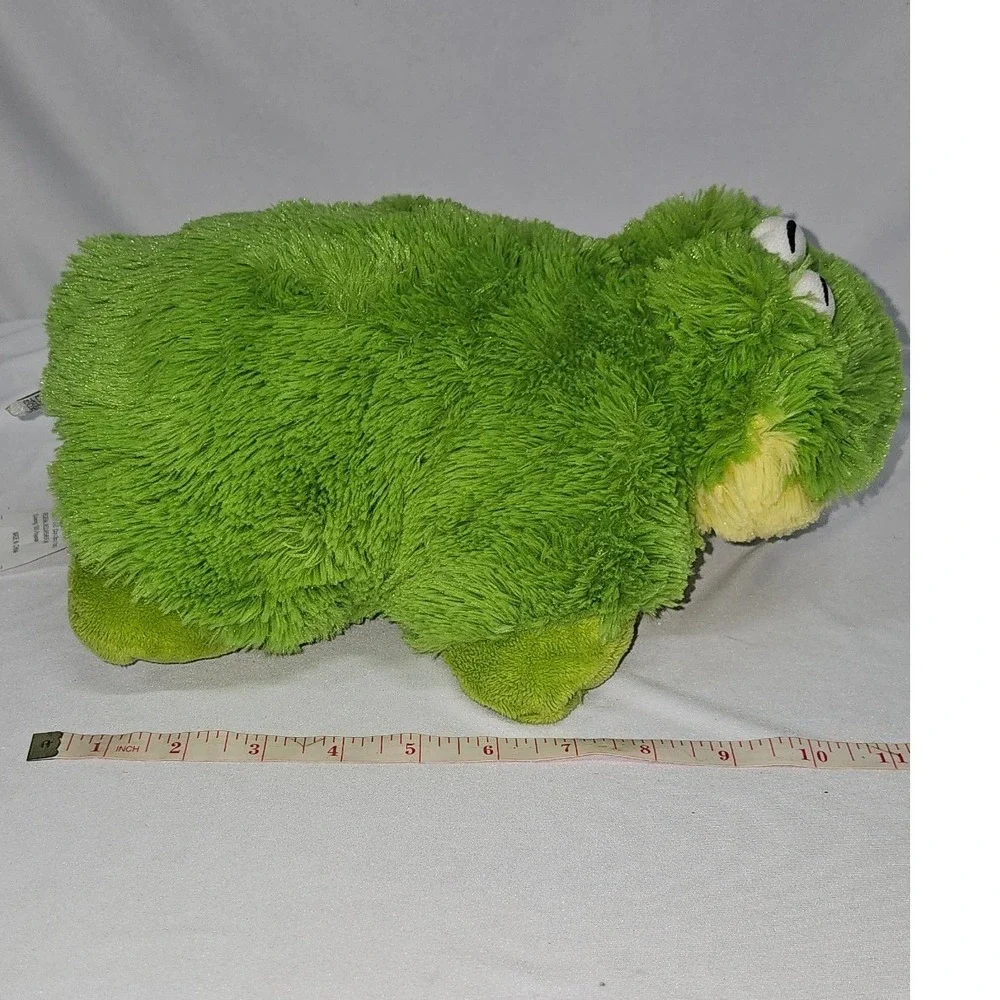 Pillow Pets Pee-Wees Friendly Frog Green Plush Stuffed Animal Toy 11 inch